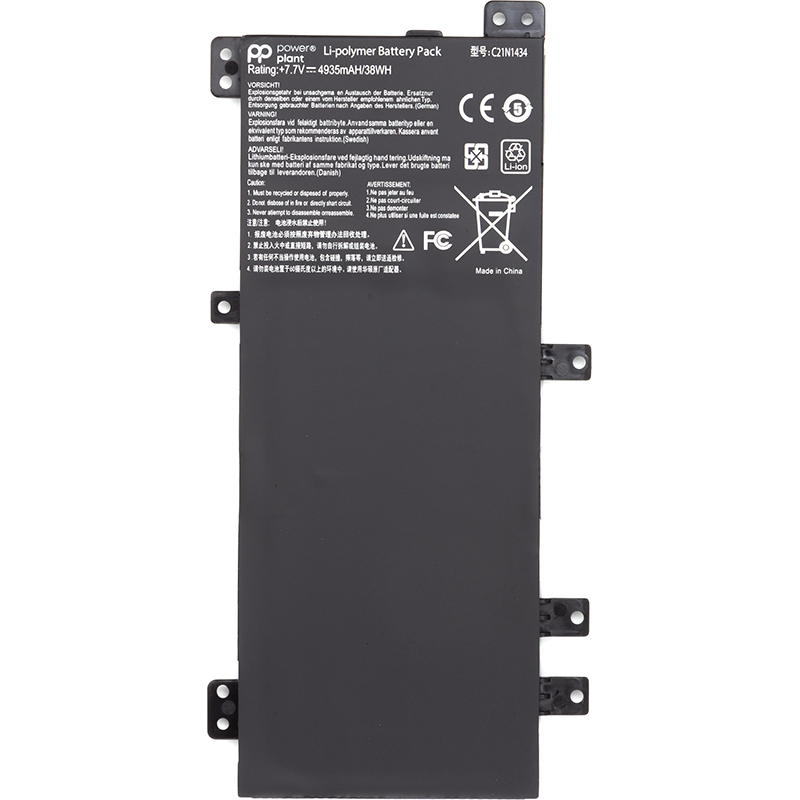 Акумулятор PowerPlant для ноутбуків ASUS Z450UA (C21N1434) 7.7V 4935mAh (NB431649)
