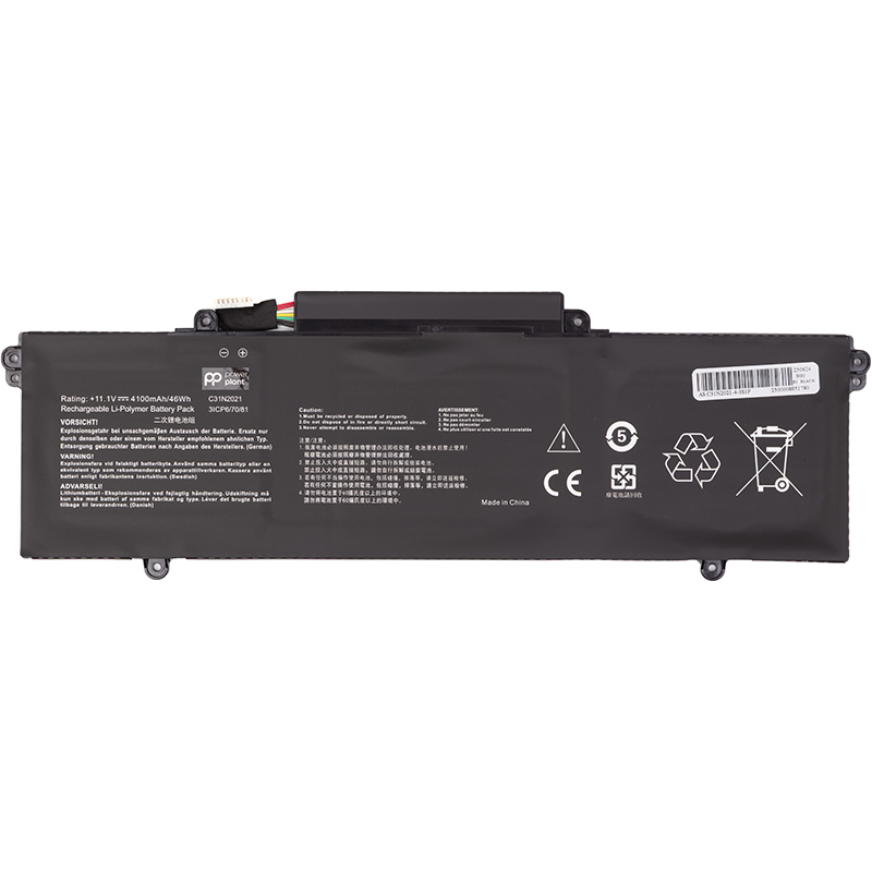 Акумулятор PowerPlant для ноутбуків ASUS Zenbook 14 Flip OLED (C31N2021) 11.1V 4100mAh (NB432325)