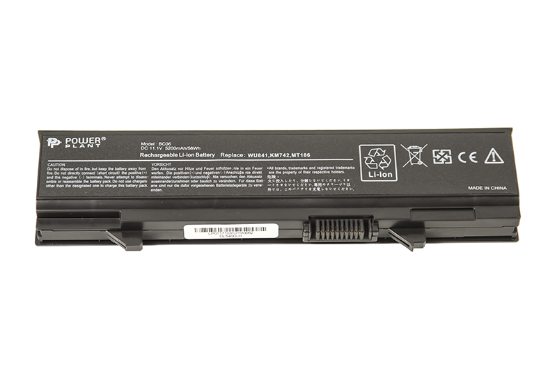 Акумулятор PowerPlant для ноутбуків DELL Latitude E5400 (KM668, DL5400LH) 11.1V 5200mAh (NB440153)