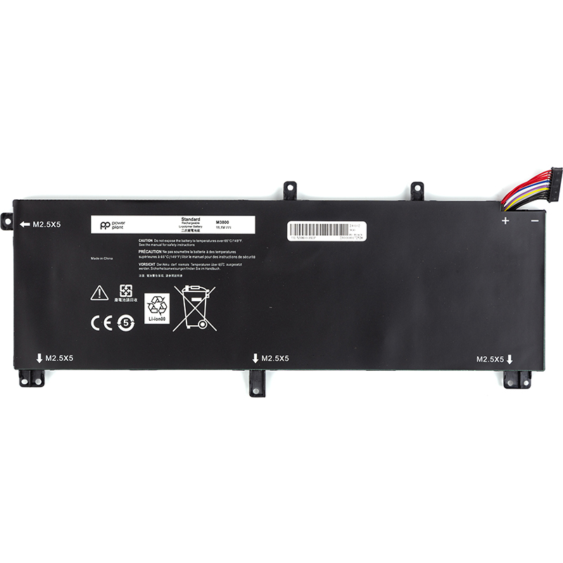 Акумулятор PowerPlant для ноутбуків DELL XPS 15 9530 (T0TRM) 11.1V 49Wh (NB441051)
