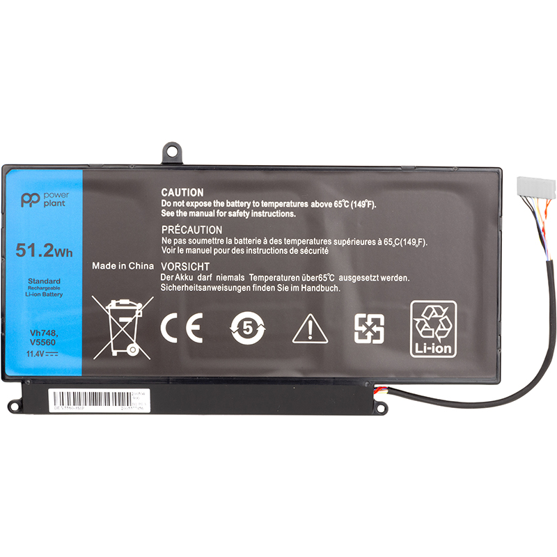 Акумулятор PowerPlant для ноутбуків DELL Inspiron 14-5439 (VH748) 11.1V 51.2Wh (NB441099)