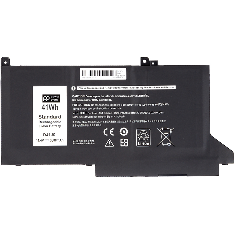 Акумулятор PowerPlant для ноутбуків DELL Latitude 7280 (DJ1J0) 11.4V 3600mAh (NB441488)