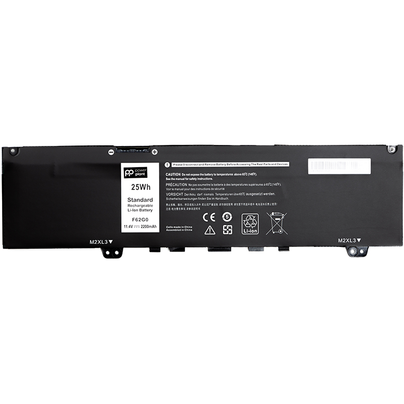 Акумулятор PowerPlant для ноутбуків DELL Inspiron 13 5370 (F62G0) 11.4V 2200mAh (NB441518)