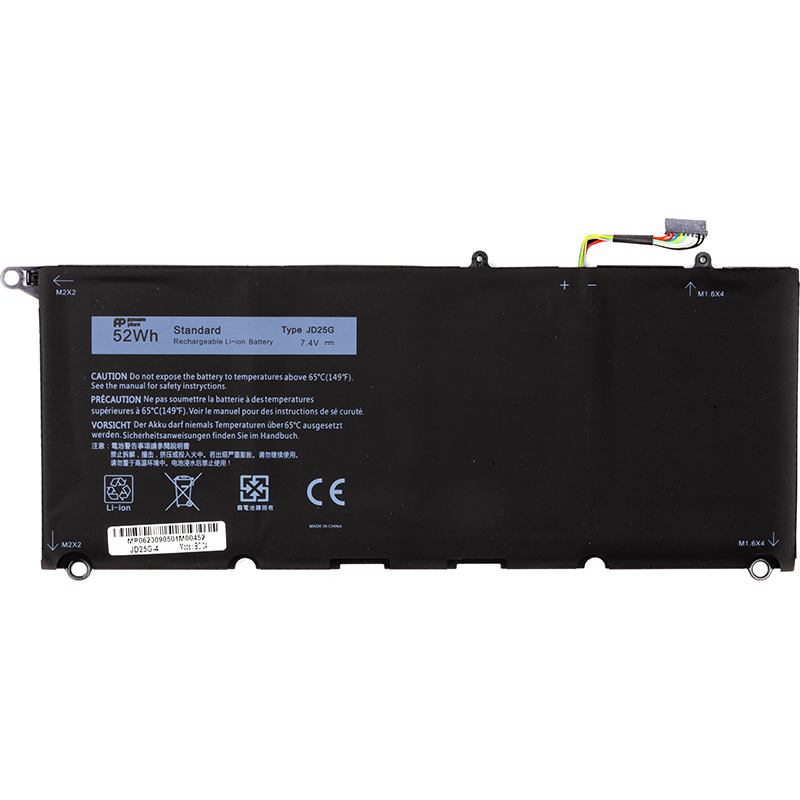 Акумулятор PowerPlant для ноутбуків DELL XPS 13 9350 (JD25G) 7.4V 52Wh (NB441891)