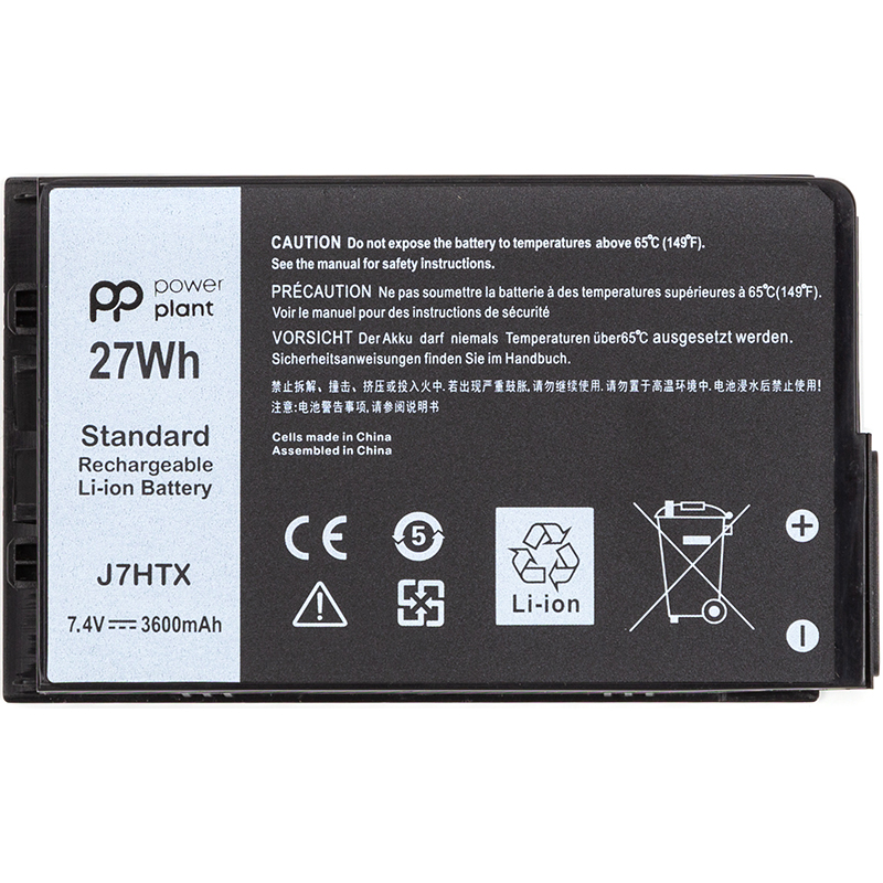 Акумулятор PowerPlant для ноутбуків DELL Latitude 12 7202 (J7HTX) 7.4V 3600mAh (NB441945)