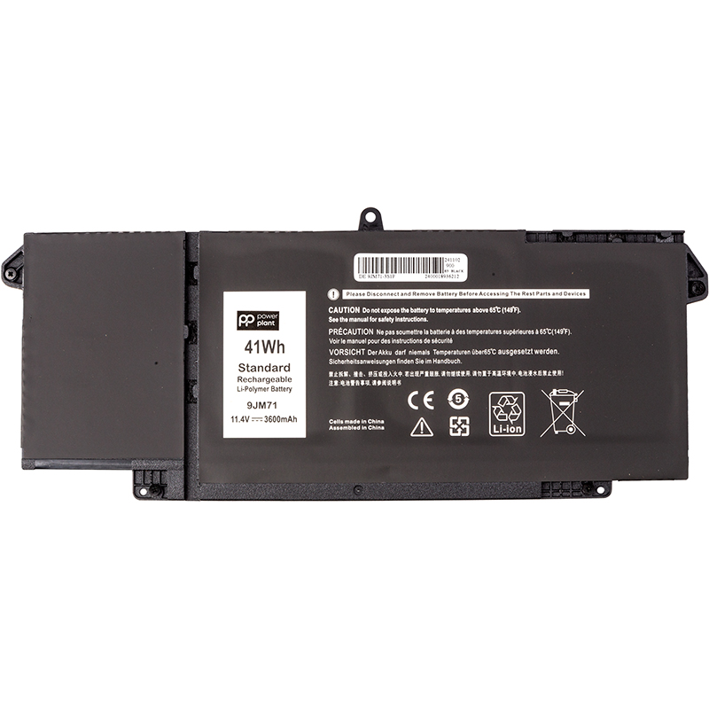Акумулятор PowerPlant для ноутбуків DELL Latitude 7320 (9JM71) 11.4V 3600mAh (NB442089)