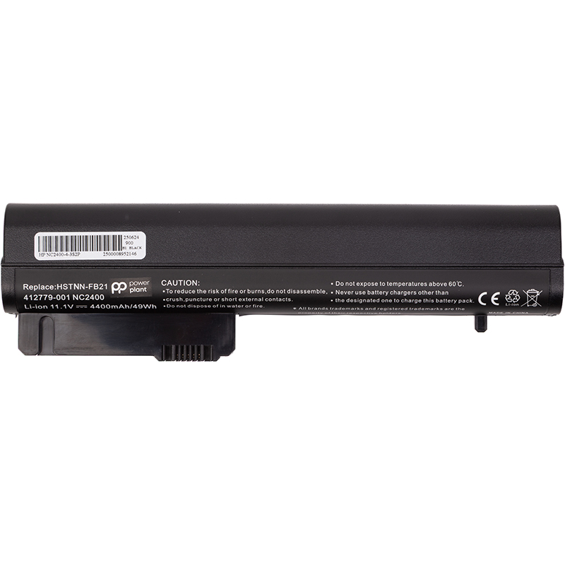 Акумулятор PowerPlant для ноутбуків HP EliteBook 2530p (HSTNN-FB21) 11.1V 4400mAh (NB460380)
