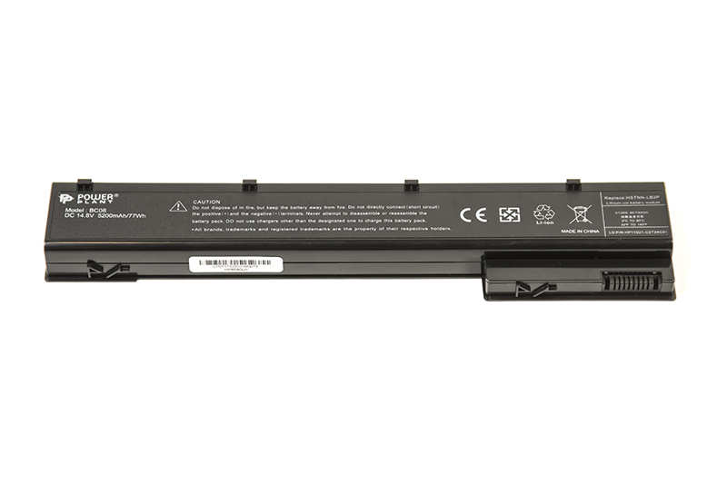 Акумулятор PowerPlant для ноутбуків HP EliteBook 8560w (HP8560LH, VH08XL) 14.8V 5200mAh (NB460564)