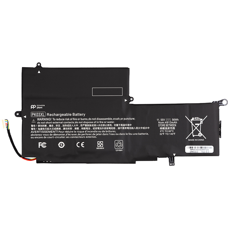 Акумулятор PowerPlant для ноутбуків HP Spectre Pro X360 G1 (PK03XL) 11.55V 4913mAh (NB462032)