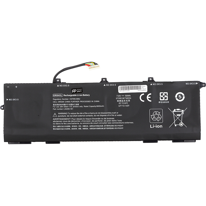 Акумулятор PowerPlant для ноутбуків HP Elitebook x360 (OR04XL) 7.6V 6600mAh (NB462179)