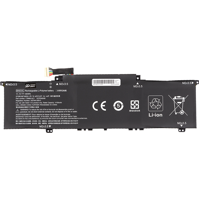 Акумулятор PowerPlant для ноутбуків HP ENVY x360 15 2020 (BN03XL) 11.1V 4100mAh (NB462209)