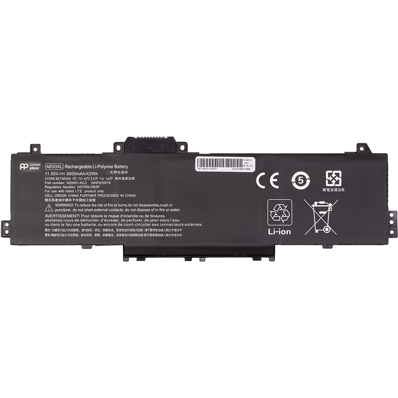 Акумулятор PowerPlant для ноутбуків HP 240 G10 Series (AE03XL) 11.55V 3600mAh (NB462506)