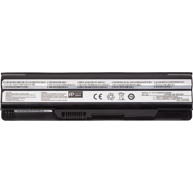 Акумулятор PowerPlant для ноутбуків MSI GE60 Series (BTY-S14, MIGE60LH) 11.1V 5200mAh (NB470037)