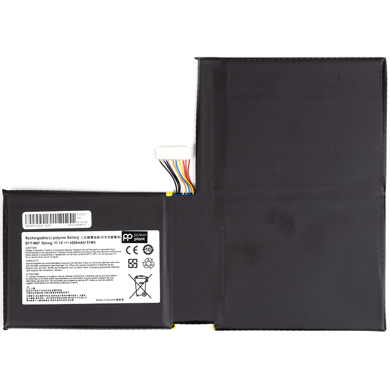 Акумулятор PowerPlant для ноутбуків MSI GS60 Series (BTY-M6F) 11.4V 4600mAh (NB470150)