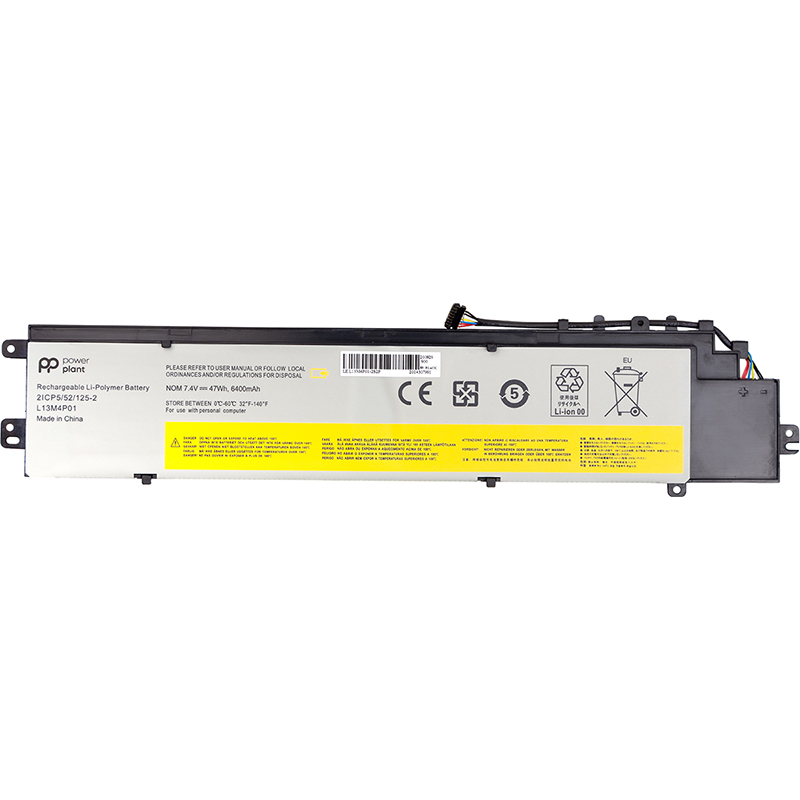 Акумулятор PowerPlant для ноутбуків  LENOVO Erazer Y40-70 (L13M4P01) 7.4V 6400mAh (NB481033)