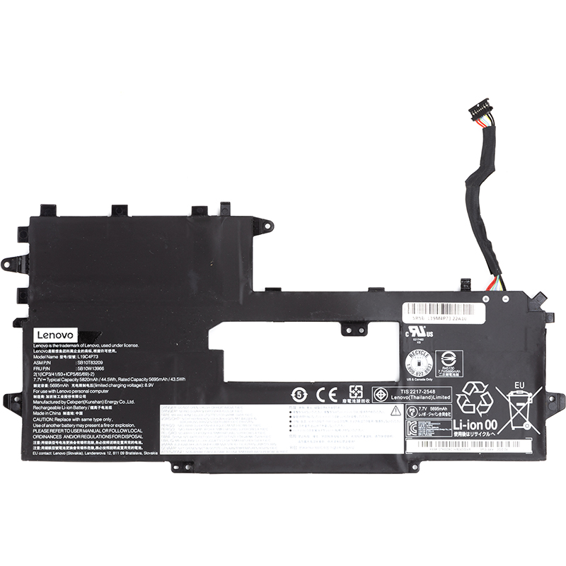 Акумулятор для ноутбуків LENOVO ThinkPad X1 Titanium Gen 1 13.5" (L19M4P73) 7.7V 5820mAh (original) (NB481361)