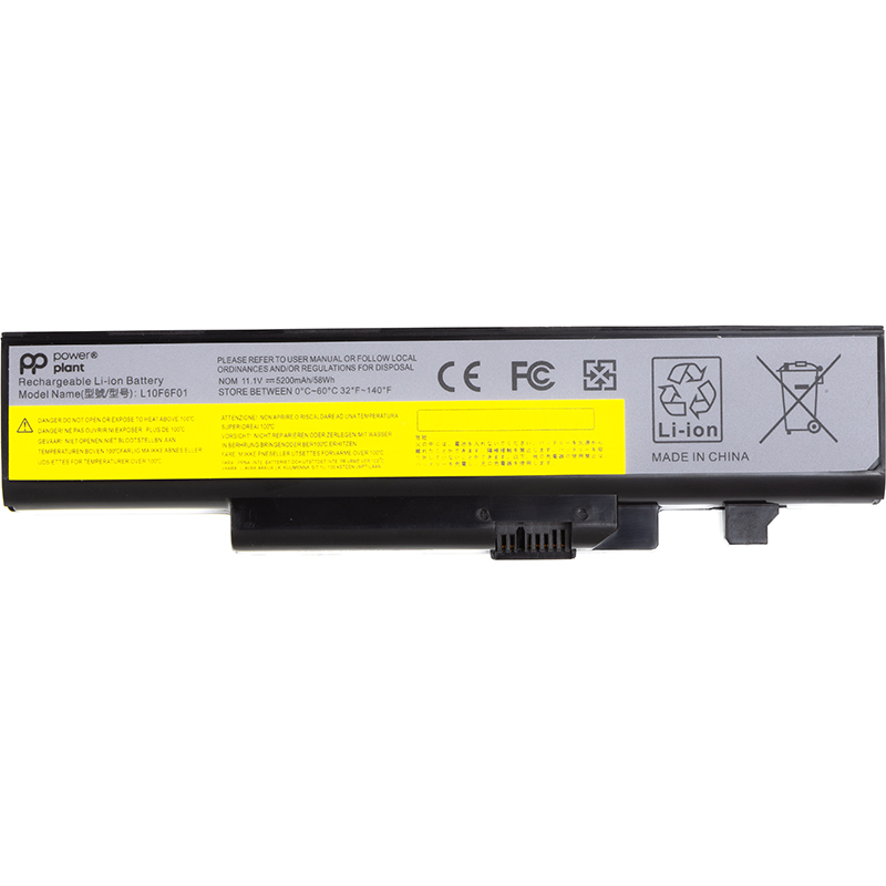 Акумулятор PowerPlant для ноутбуків LENOVO IdeaPad Y470 (L10F6F01) 11.1V 5200mAh (NB481637)