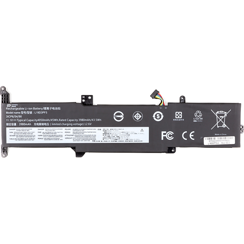 Акумулятор PowerPlant для ноутбуків LENOVO Ideapad 3-15 (L19D3PF5) 11.1V 3980mAh (NB482047)
