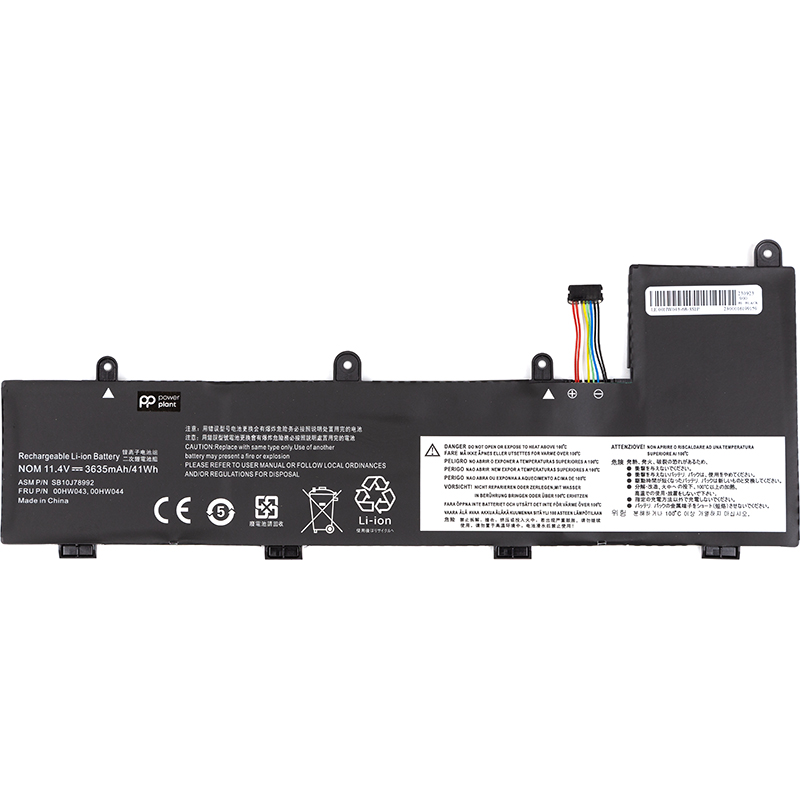 Акумулятор PowerPlant для ноутбуків LENOVO Yoga 11e-20GC (00HW043) 11.4V 3635mAh (NB482061)