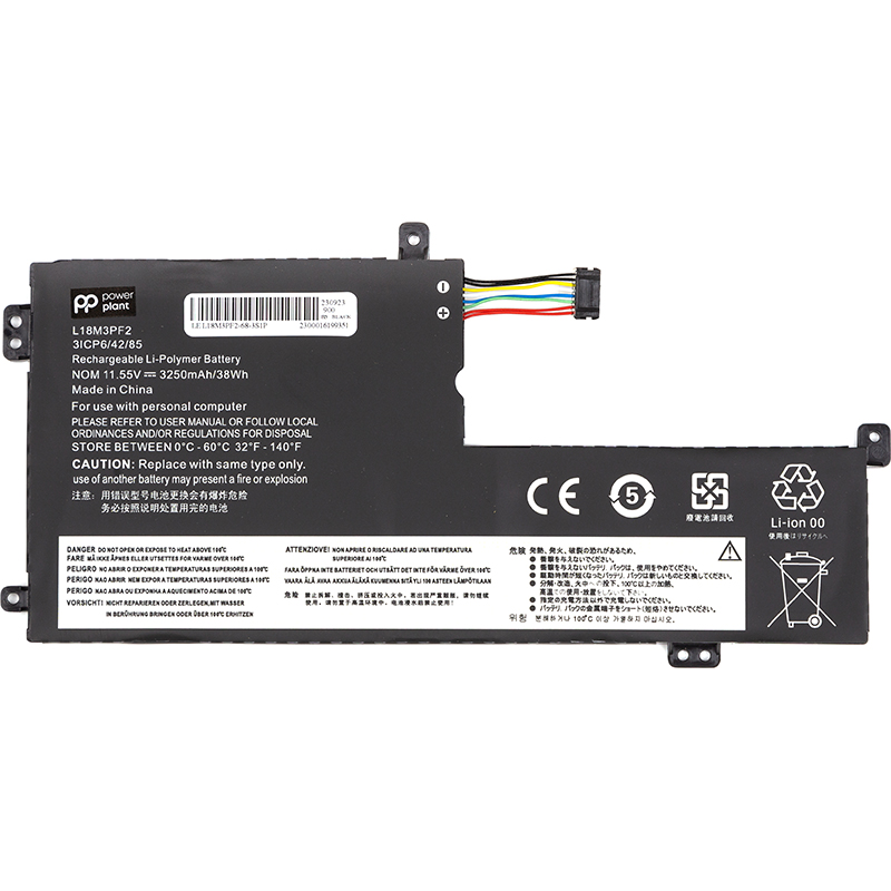 Акумулятор PowerPlant для ноутбуків LENOVO IdeaPad L340-15API (L18M3PF2) 11.55V 3250mAh (NB482139)