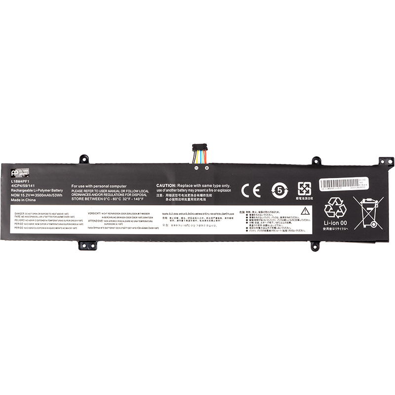 Акумулятор PowerPlant для ноутбуків LENOVO Yoga 9-15IMH5 (L18M4PF1) 15.2V 3500mAh (NB482382)