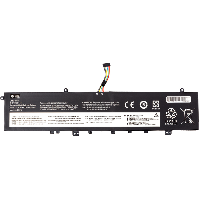 Акумулятор PowerPlant для ноутбуків LENOVO Yoga 9-15IMH5 (L18D4PF1) 15.2V 3500mAh (NB482436)