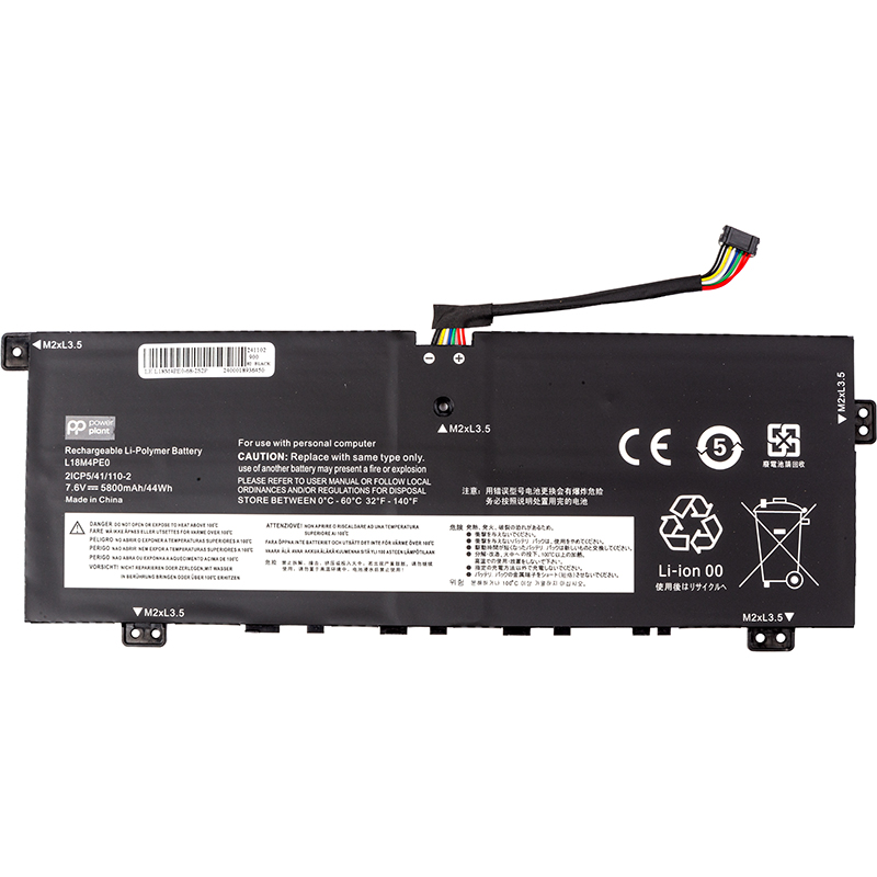 Акумулятор PowerPlant для ноутбуків LENOVO Yoga C740-14IML 14 (L18M4PE0) 7.6V 5800mAh (NB482450)