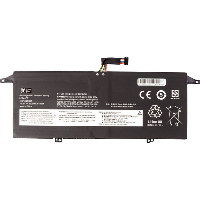 Акумулятор PowerPlant для ноутбуків LENOVO ThinkBook 13x ITG (L20M4PD1) 15.2V 2900mAh (NB482481)