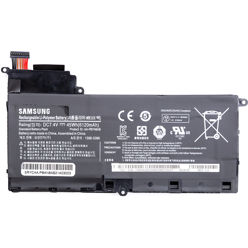 Акумулятор для ноутбуків SAMSUNG NP530U4B Series (AA-PBAN8AB) 7.4V 6120mAh (original) (NB490011)