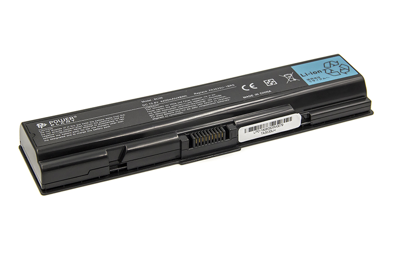 Акумулятор PowerPlant для ноутбуків TOSHIBA Satellite A200 (PA3534U-1BRS, TA3533LH) 10.8V 4400mAh (NB510054)