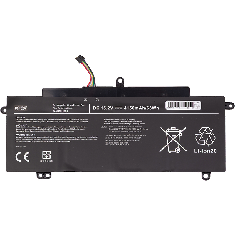 Акумулятор PowerPlant для ноутбуків TOSHIBA Z50-A Series (PA5149U-1BRS)15.2V 4150mAh (NB510252)