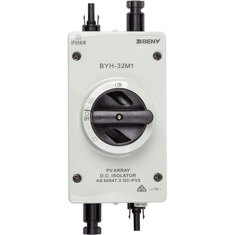Вимикач навантаження BENY 4P, 32A, 1000V, MC4, IP66 (NV821396)