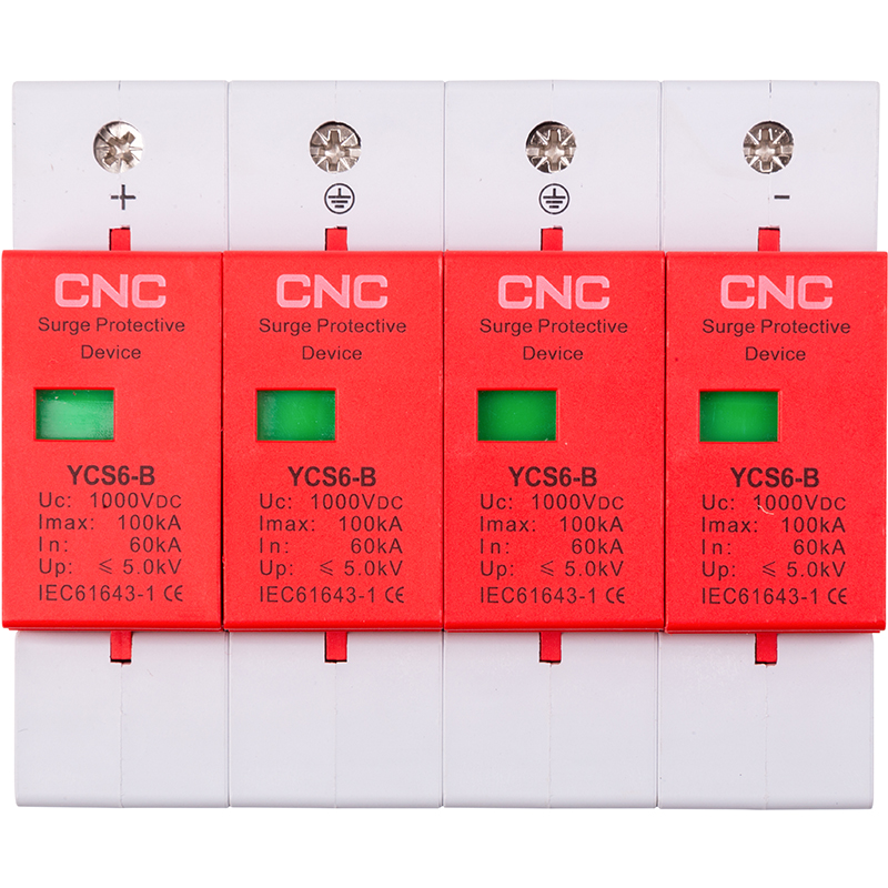 Обмежувач імпульсних перенапруг CNC YCS6/4P-B 60-100KA DC1000V DC (NV821754)