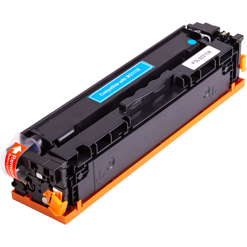 Картридж PowerPlant HP Color LaserJet Pro M255dw (W2111X) CY (з чипом) (PP-W2111X)
