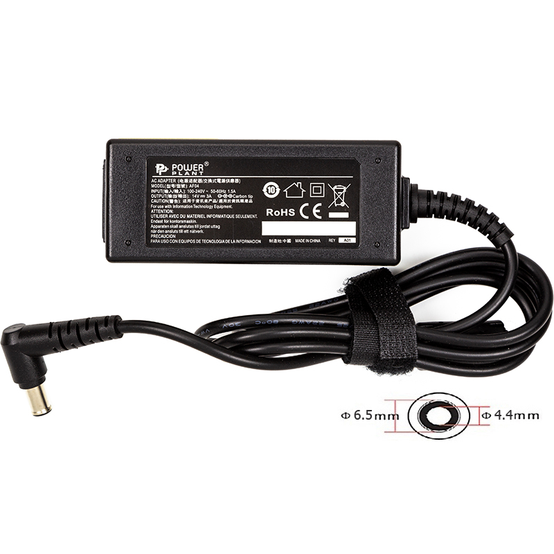 Блок живлення PowerPlant для моніторів Samsung 220V, 14V 42W 3A (6.5*4.4 with pin) (SG42B6544)