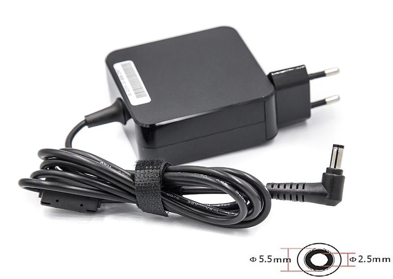Блок живлення для ноутбуків PowerPlant ACER, ASUS 220V, 19V 65W 3.42A (5.5*2.5) wall mount (WM-AC65F5525)