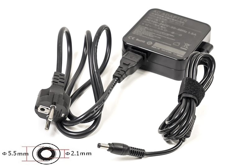 Універсальний блок живлення для ноутбуків PowerPlant 220V, 12V 60W 5A (5.5*2.1) wall mount (WMKD00MS0042)