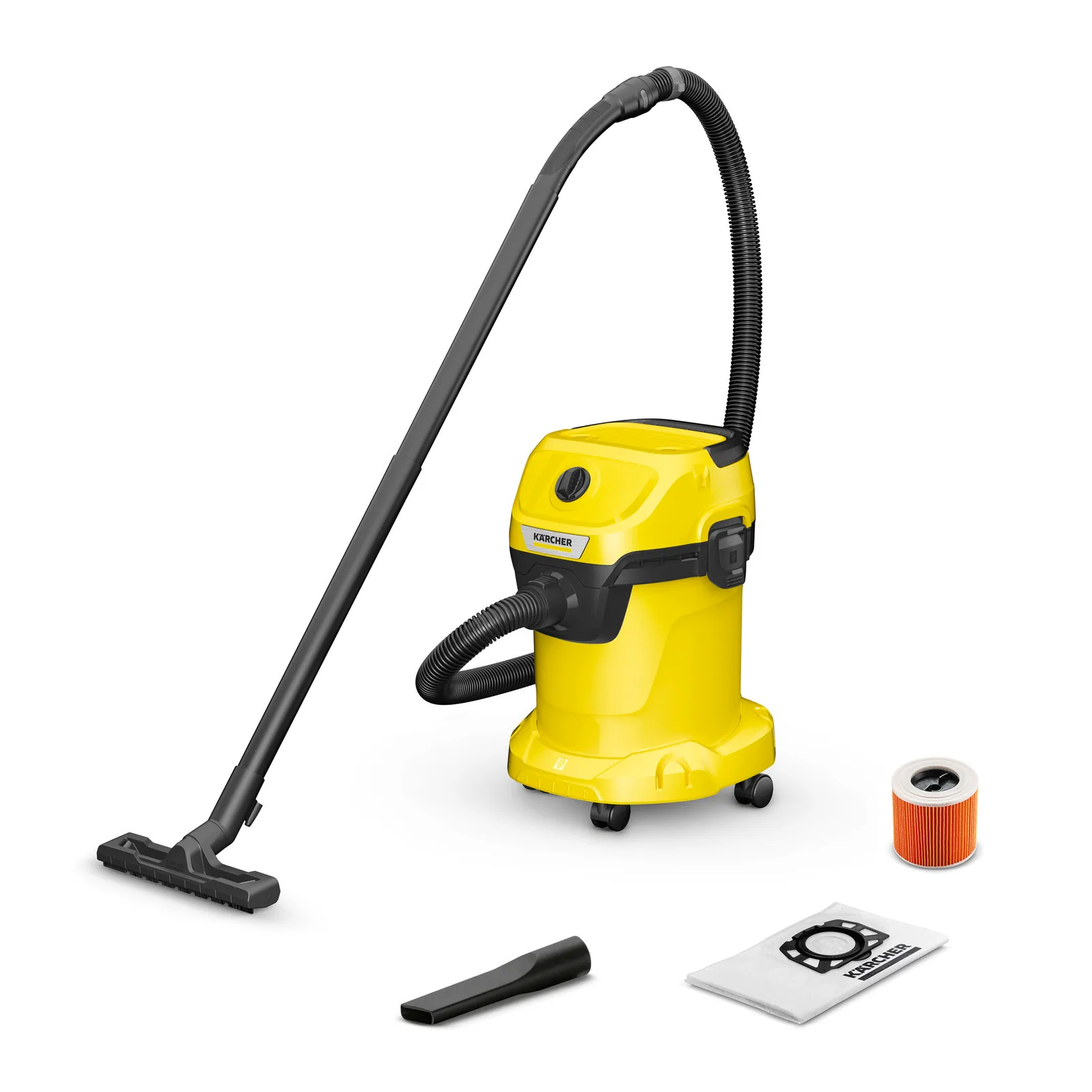 Пилосос господарський Karcher Офіційна гарантія WD 3 V-17/4/20 1.628-130.0 (PG-WD3 (1.628-130.0))