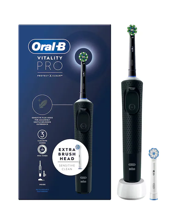 SALE!!! Зубна щітка Oralb Vitality PRO Black D103.423.3 (PG-D103.423.3)