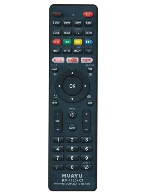 Пульт універсальний HUAYU RM-1130+X3 (PG-RM1130X3)