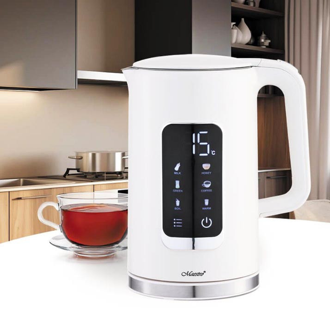 Чайник пластик Maestro MR-024-WHITE (PG-MR024WH)