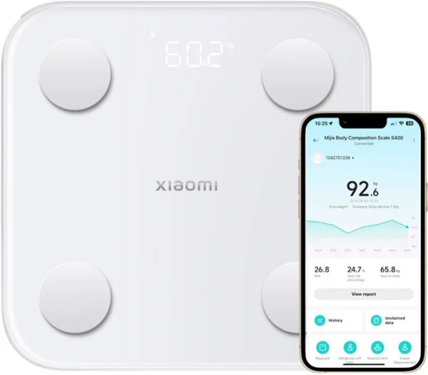 Ваги підлогові Xiaomi Mi Body Composition Scale S400 BHR7793GL (PG-BHR7793GL)