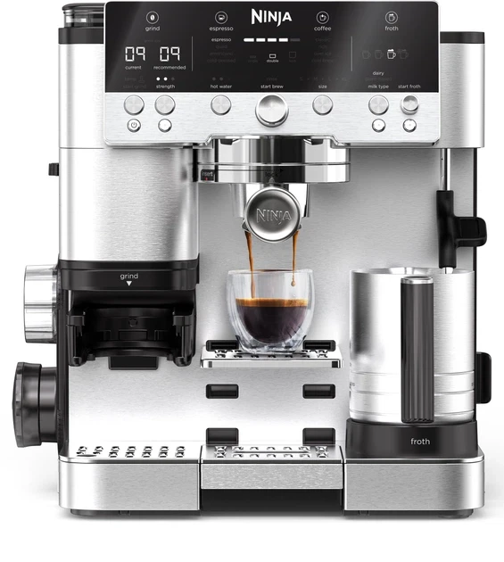 Кавоварка еспресо NINJA Luxe Cafe Essential ES601EU (PG-ES601EU)