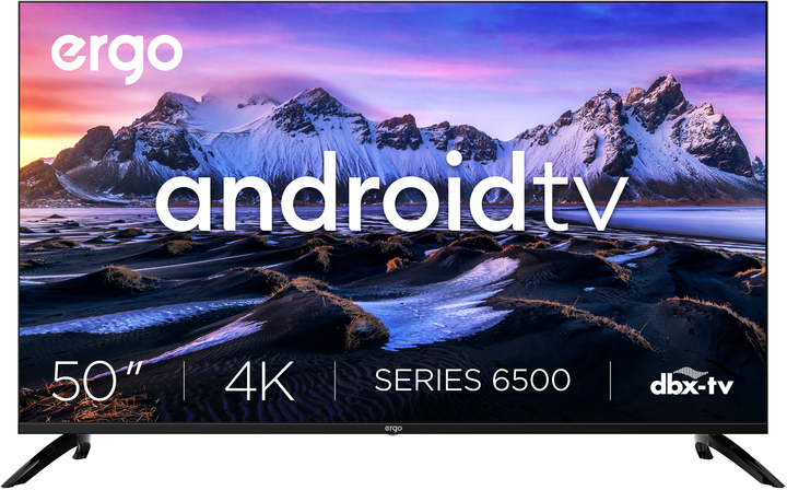 Телевізор Ergo діагональ 50" UHD 50GUS6500 (PG-50GUS6500)