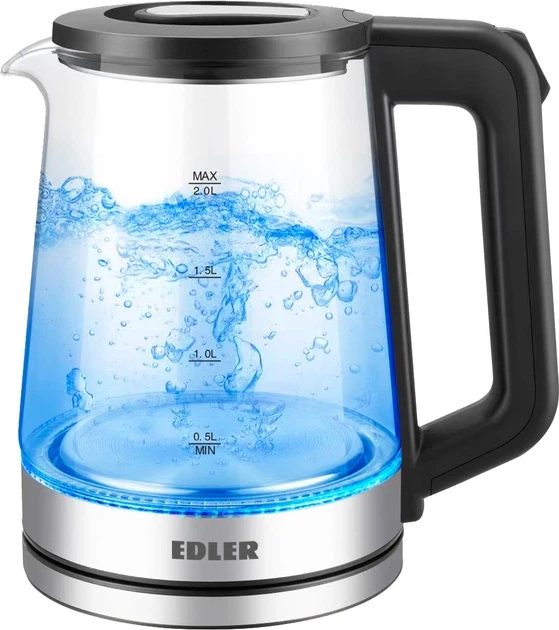 Чайник скло Edler EK5025 BPG (PG-EK5025BPG)