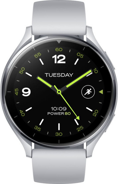 Смарт-годинник Xiaomi Watch 2 Sliver Case With Gray TPU Strap (BHR8034GL) (NW57048)