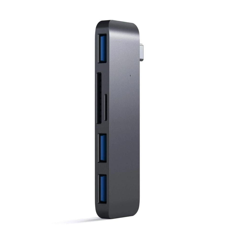 Мультипортовий адаптер Satechi Type-C USB Hub Space Gray (ST-TCUHM) (NW59647)