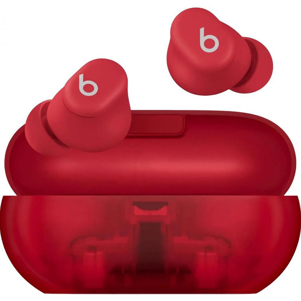 Навушники TWS Beats by Dr. Dre Solo Buds Transparent Red (MUW03) (NW61232)