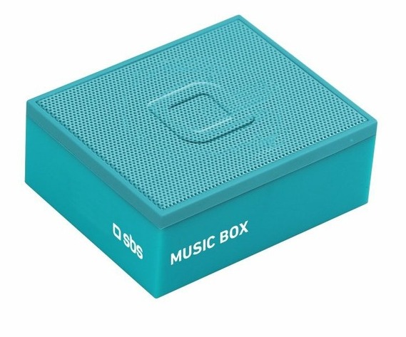 Портативна акустика SBS Music Box Blue (TTSQUARESPEAKERBTLB) (NW62539)