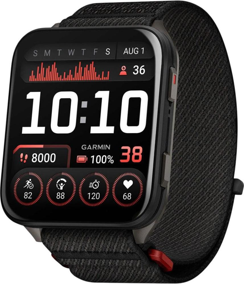 Смарт-годинник Garmin Venu X1 Black зі Slate Titanium Caseback and Black ComfortFit Nylon Band (010-02980-00/02) (NW65484)